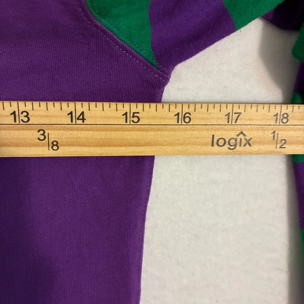 Vtg Ralph Lauren Rugby Polo Shirt Youth XL Striped Sash Pony Logo Preppy Golf